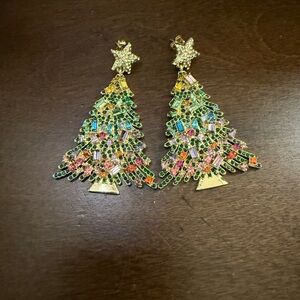 Bauble Bar Christmas Earrings